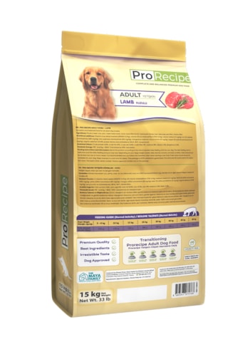 Pro Recipe Kuzu Etli Yetişkin Köpek Maması 15 KG