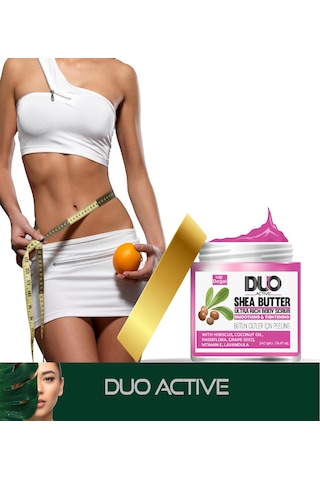 Duo Active Shea Butter Ultra Rich Vücut Peeling 240 G