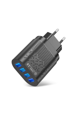 Zuidid 48 W 3 Amper 4 Usb Portlu Hızlı Şarj Cihaz - Çoklu Şarj