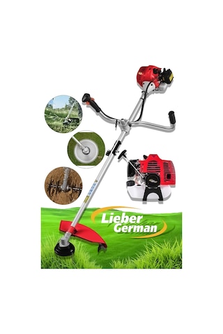 Lieber German LGC9900 Yan Tipi Benzinli 2X Çapalı Çim Biçme Tırpanı