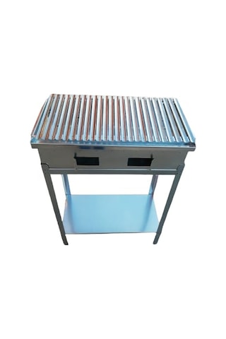 60x32 Sehbalı Büyük Boy Mangal-oluklu Izgaralı