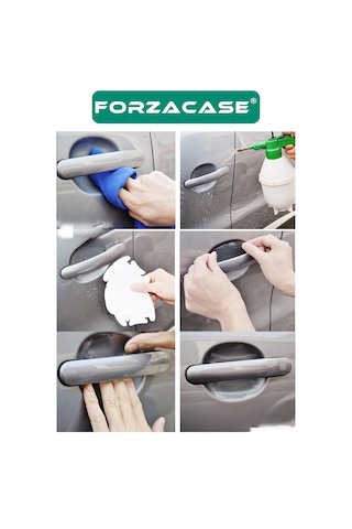 4 Adet Şeffaf Araba Kapı Kolu Çizik Koruyucu Film - Fc649