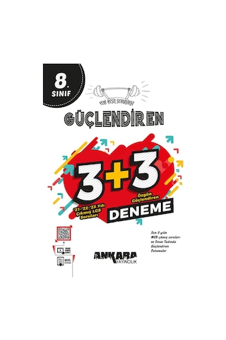 Ankara Yayınları 8.sınıf Güçlendiren 3+3 Deneme