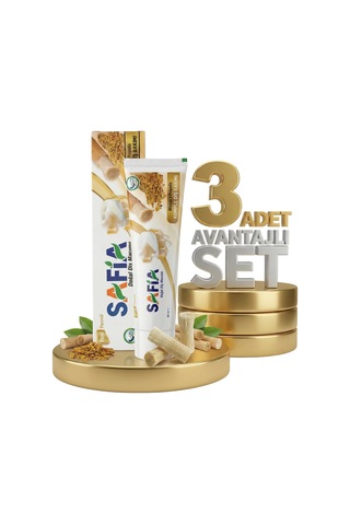 Safia Diş Macunu Misvak Ve Propolis 3x60 Ml