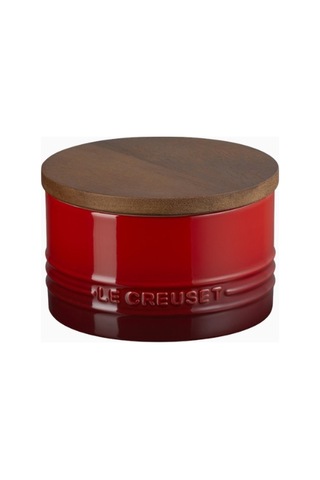 Le Creuset Signature Seramik Lüks Tasarım Saklama Kabı Akasya Kapaklı Saklama Kapları Kırmızı 1