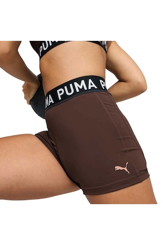 Puma 52600213 Strong 3" Kadın Spor Şort Kahverengi