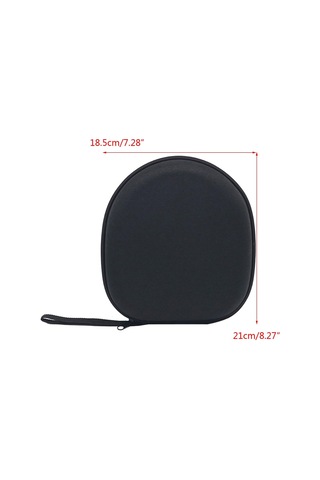 Folinda Wh-ch720n/ch520 Kulaklık Koruyucu Kutu - Dayanıklı Eva Malzeme, Şok Emici, Su Geçirmez, Dahili Ağızlı Cep, Sıkı Ve Taşınabilir Siyah