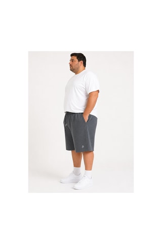 H&c Coolboy Erkek Büyük Beden Battal Şort Fermuarlı Cepli Esnek Günlük Spor Şort 2xl-6xl Antrasit