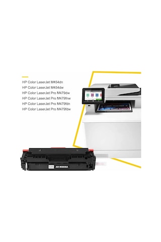 Hp 415A (W2030A) Mfp M479Dw Siyah Uyumlu Toner Çipsiz