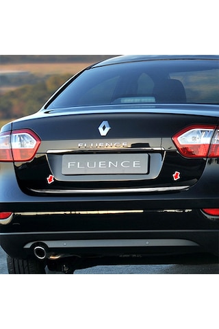 Renault Fluence Krom Bagaj Alt Çıta 2010 Üzeri Paslanmaz Çelik