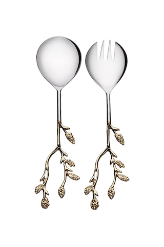 Korkmaz Flora 2 Parça Salata Servis Seti A8735-5 Gri