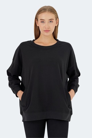 Slazenger Vıkentı Sw 2 Li Set Kadın Sweatshırt Beyaz - Siyah