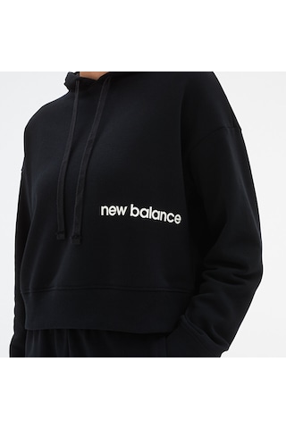 New Balance Kadın Sweatshırt Wt23512-bk Siyah
