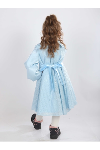 Xo Kids Kız Çocuk Elbise 2-6 Yaş 26471 MAvi