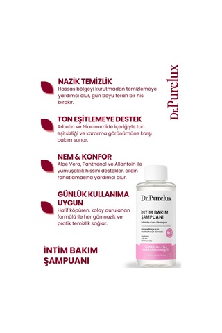İntim Bölge İçin Arbutin & Niacinamide Ton Eşitlemeye Yardımcı Ve Kararma Karşıtı Yıkama Şampuanı