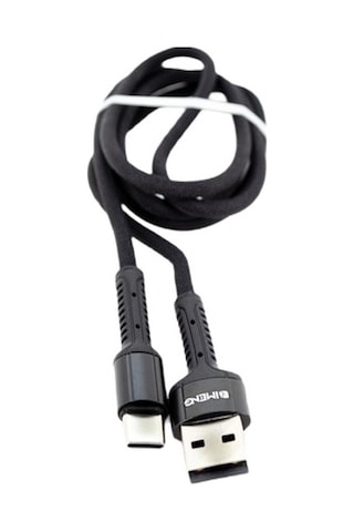 İmeng ML810 3 A Usb A To Type-C Pro Braided Örgülü Data Hızlı Şarj Kablo Siyah