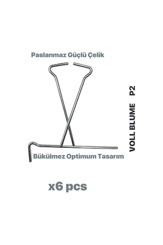 P2 6 Adet Kalın Çelik Metal Çadır Kazığı Demiri Kaymaz Kancalı Branda Çivisi Paslanmaz Çelik Gümüş Gri
