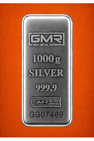 1000 Gram Külçe Gümüş 1000 Gram Külçe Gümüş