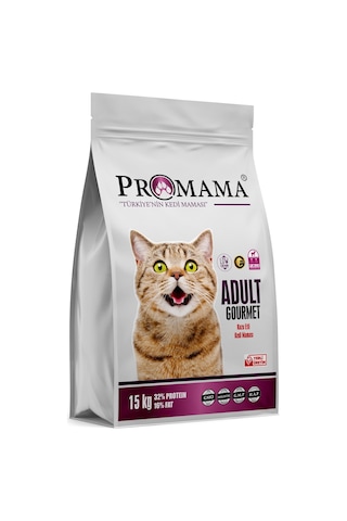 Promama Kuzu Etli Gurme Yetişkin Kedi Maması 15 KG