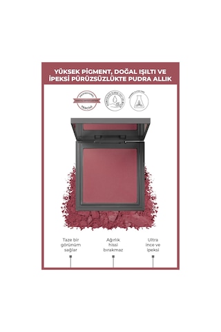 Alix Avien İpeksi Allık - Powder Blush 110 Passionate Pink