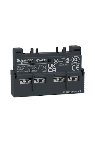 Schneider Electric Gvae1 Tesys Deca 1 Yardımcı Kontak Bloğu - 1Na + 1Nk