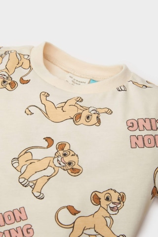 DeFacto Erkek Bebek Disney Lion King Pijama Takımı Kısa Kollu Penye Üst Beli Lastikli Şort E4775A525SMOG579 Turuncu