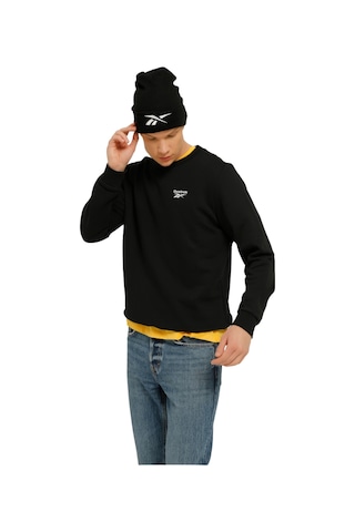 Reebok Rı Ft Left Chest Cr Erkek Siyah Sweatshirt Siyah