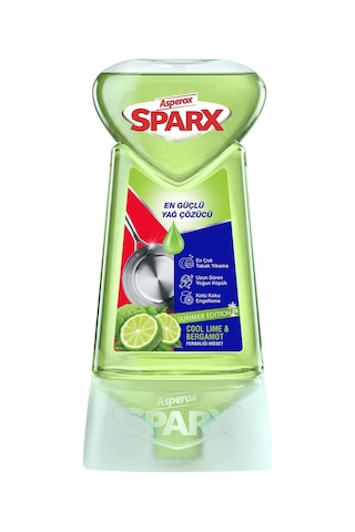 Asperox Sparx Summer Edition Cool Lime & Bergamot Sıvı Bulaşık Deterjanı 650 Ml