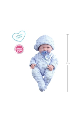 Berenguer Gerçekçi Yenidoğan Oyuncak Mini Erkek Bebek 24 Cm - Mavi