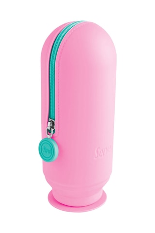 Serve Hoop Kalem Çantası Şeker Pembe