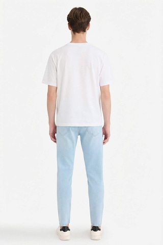 Defacto Pedro Slim Fit Dar Kalıp Normal Bel Dar Paça Jean Pantolon F2989ax25aunm39 Mavi