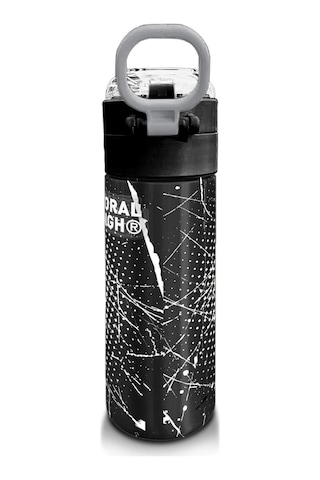 Coral High Kids Futbol Desenli Pipetli Ve Direkt İçim Çelik Termos 500 Ml 31816 Gümüş