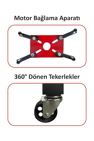 Motor Toplama Sehpası 650kg Gpt105