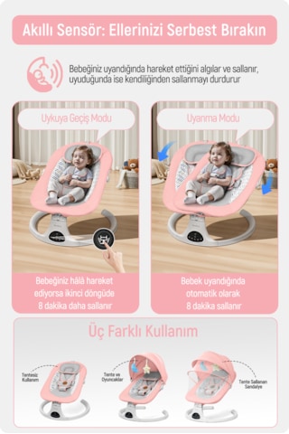 Livenzi Movibaby Hareket Sensörlü Otomatik Ana Kucağı