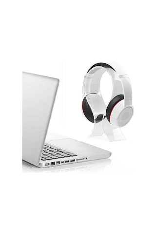 Mufunye Akrilik Kulaklık Tutucu U-şekilli, Kablolu/kablosuz Kulaklıklar İçin Dayanıklı, Ev/ofis/mağaza Kullanıma Uygun, Şeffaf Sergi Ve Saklama Aracı