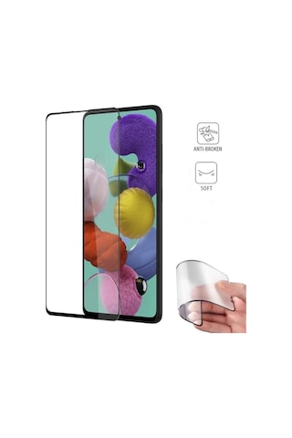 Samsung Galaxy Uyumlu M31s Ekran Koruyucu Tam Ekran Seramik Esnek Davin 3 Adet