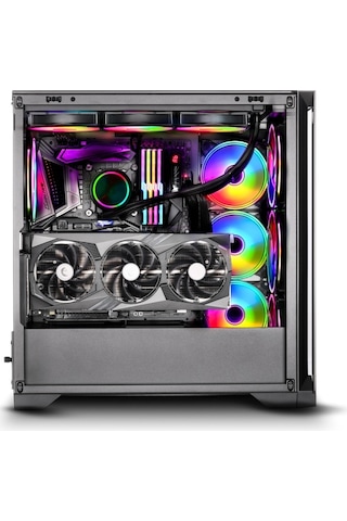 Griffin G9 Argb 2xusb3.0 1xusb3.1 1xtype-c Kumandalı Oyun Bilgisayar Kasası Psu Yok