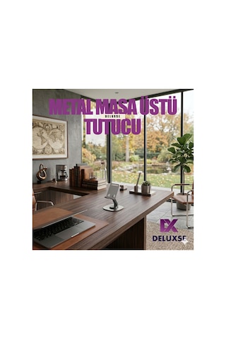 Masa Üstü Telefon Tutucu Siyah