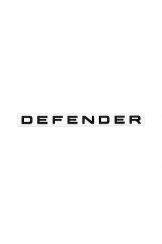 Land Rover Defender Kaput Bagaj Yazısı Siyah Renk Land Rover Defender Black Hood And Tailgate Lettering İdealaksesuardefendersyah