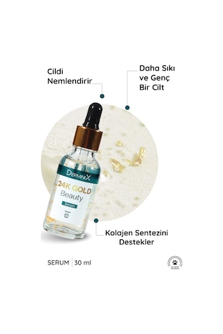 Derminix 24 K Gold Beauty Anti AgeSerum