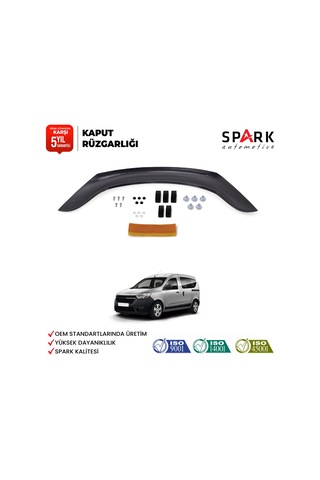 Dacia Dokker 2012-2019 Uyumlu Kaput Rüzgarlığı 3mm