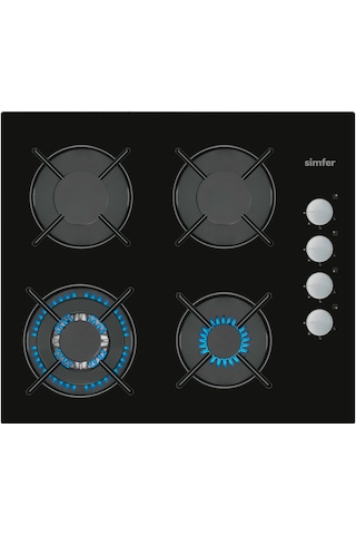 Simfer 3508 Ankastre Ocak Siyah
