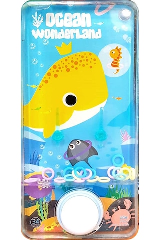 Yellow Okyanus Dünyası Sulu Halka Oyunu Transparent Water Ring Game Water Ring Ocean World For Kids