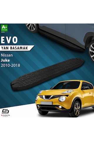 S-dizayn Nissan Juke Evo Siyah Yan Basamak 173 Cm 2010-2018