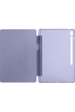 Samsung Galaxy Tab S10 Fe Plus Sm-x620 13.1 İnç Uyumlu Katlanabilir Kalemlikli Standlı Akıllı Kılıf Kapaklı Kılıf