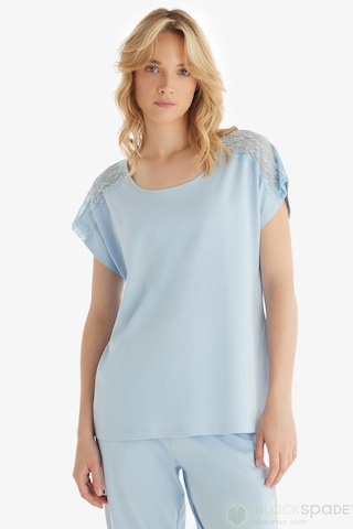 Blackspade Kadın Premium Kısa Kol Mavi Pijama Takımı C6t4n8o15 mavi