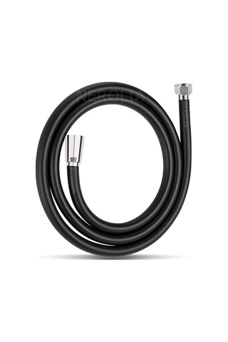 Siyah Pvc Duş Hortumu Ultra Dayanıklı Spirali Çok Renkli
