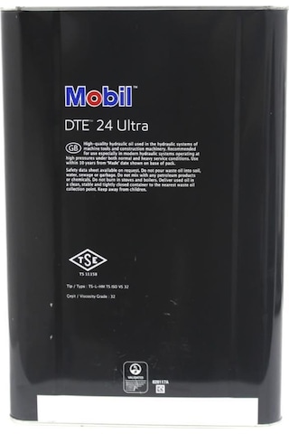 Mobil Dte 24 Ultra Iso Vg 32 Üstün Performanslı Hidrolik Yağı 16 L