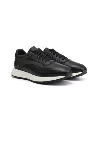 Gönderi(R) Gönderi R Erkek Siyah Bağcıklı Hakiki Deri Sneaker Ddma83531648