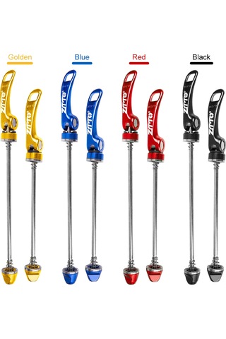 Lemestar Mountain Bike Hızlı Kaldırma Çubuğu, Alüminyum Kollü Ve Çelik Çekirdekli, Ön 154mm Ve Arka 190mm Tekerlek Uyumlu, Mavi Çok Renkli